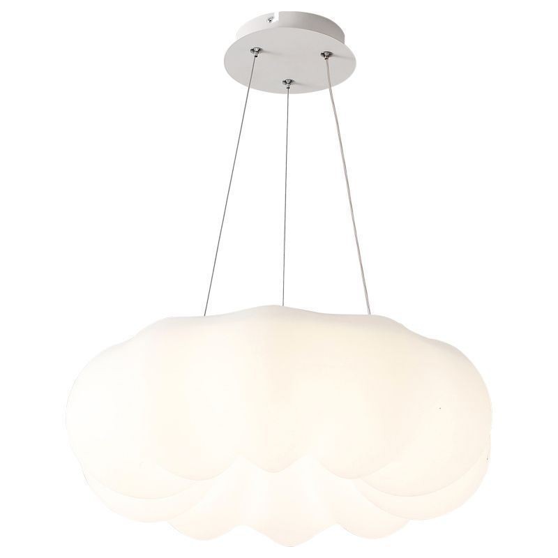 Lampada a sospensione LED a forma di zucca, moderna, cavo regolabile, 30x15 cm / 45x19 cm