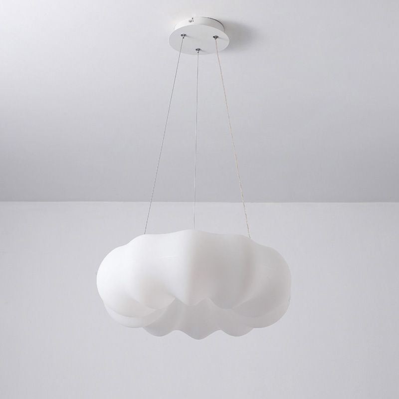 Lampada a sospensione LED a forma di zucca, moderna, cavo regolabile, 30x15 cm / 45x19 cm