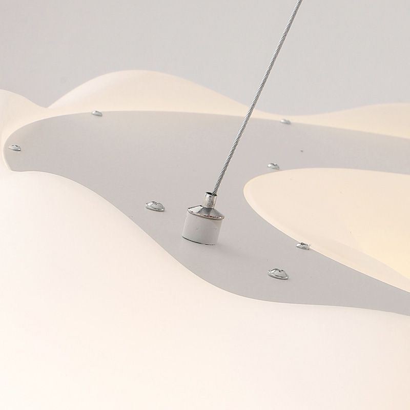 Lampada a sospensione LED a forma di zucca, moderna, cavo regolabile, 30x15 cm / 45x19 cm