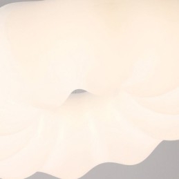 Lampada a sospensione LED a forma di zucca, moderna, cavo regolabile, 30x15 cm / 45x19 cm