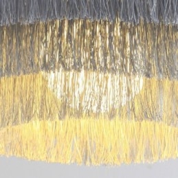Lampadario a sospensione nordico moderno con nappa, 42×42×23 cm, E26/E27