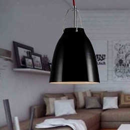 Lampadario mini moderno contemporaneo in metallo nero