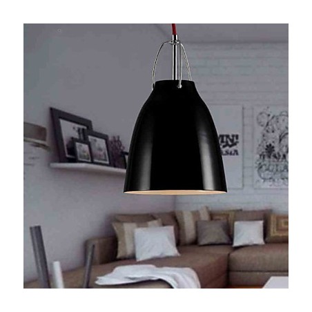 Lampadario mini moderno contemporaneo in metallo nero
