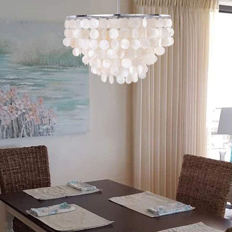 Lampada a sospensione conchiglia stile europeo contemporaneo