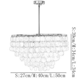 Lampada a sospensione conchiglia stile europeo contemporaneo