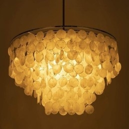 Lampada a sospensione conchiglia stile europeo contemporaneo