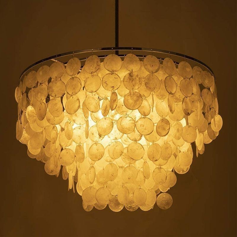 Lampada a sospensione conchiglia stile europeo contemporaneo