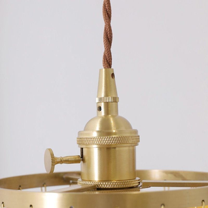Lampada a sospensione classica moderna con paralume in conchiglia bianca 17x22 cm E26/E27
