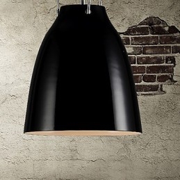 Lampadario mini moderno contemporaneo in metallo nero