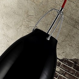 Lampadario mini moderno contemporaneo in metallo nero