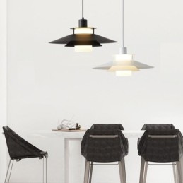 Lampada a sospensione nordica in alluminio moderna minimalista E26/E27 20x20x18 cm