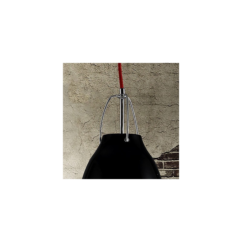 Lampadario mini moderno contemporaneo in metallo nero