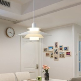 Lampada a sospensione nordica in alluminio moderna minimalista E26/E27 20x20x18 cm