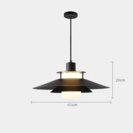 Lampada a sospensione nordica in alluminio moderna minimalista E26/E27 20x20x18 cm
