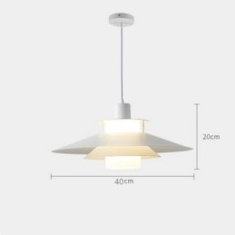 Lampada a sospensione nordica in alluminio moderna minimalista E26/E27 20x20x18 cm