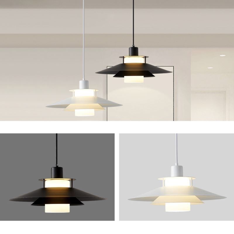 Lampada a sospensione nordica in alluminio moderna minimalista E26/E27 20x20x18 cm