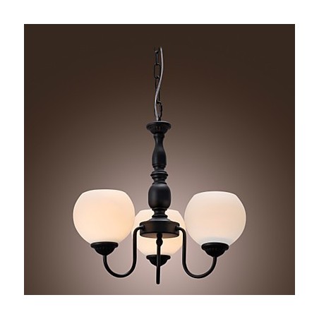 Lampadario classico a candela in bronzo 1 livello 3 luci E26/E27