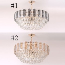 Lampadario a sospensione europeo in cristallo