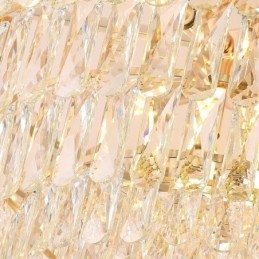 Lampadario a sospensione europeo in cristallo