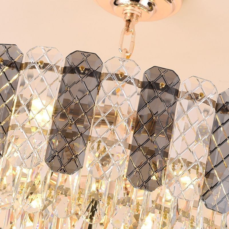 Lampadario a sospensione europeo in cristallo