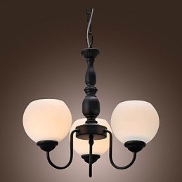 Lampadario classico a candela in bronzo 1 livello 3 luci E26/E27