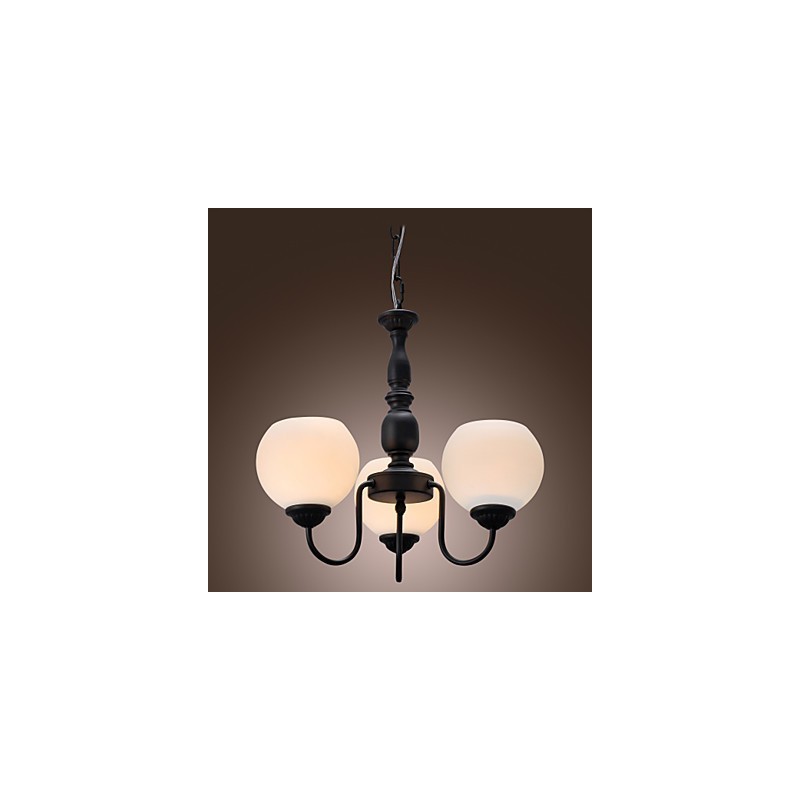 Lampadario classico a candela in bronzo 1 livello 3 luci E26/E27