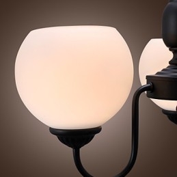 Lampadario classico a candela in bronzo 1 livello 3 luci E26/E27