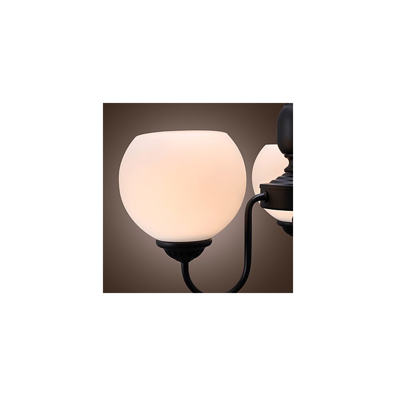 Lampadario classico a candela in bronzo 1 livello 3 luci E26/E27