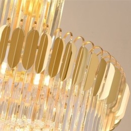 Lampadario a sospensione in cristallo grande