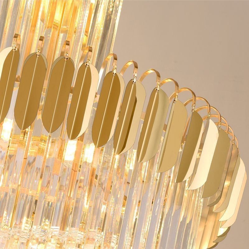 Lampadario a sospensione in cristallo grande