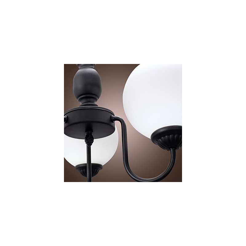 Lampadario classico a candela in bronzo 1 livello 3 luci E26/E27