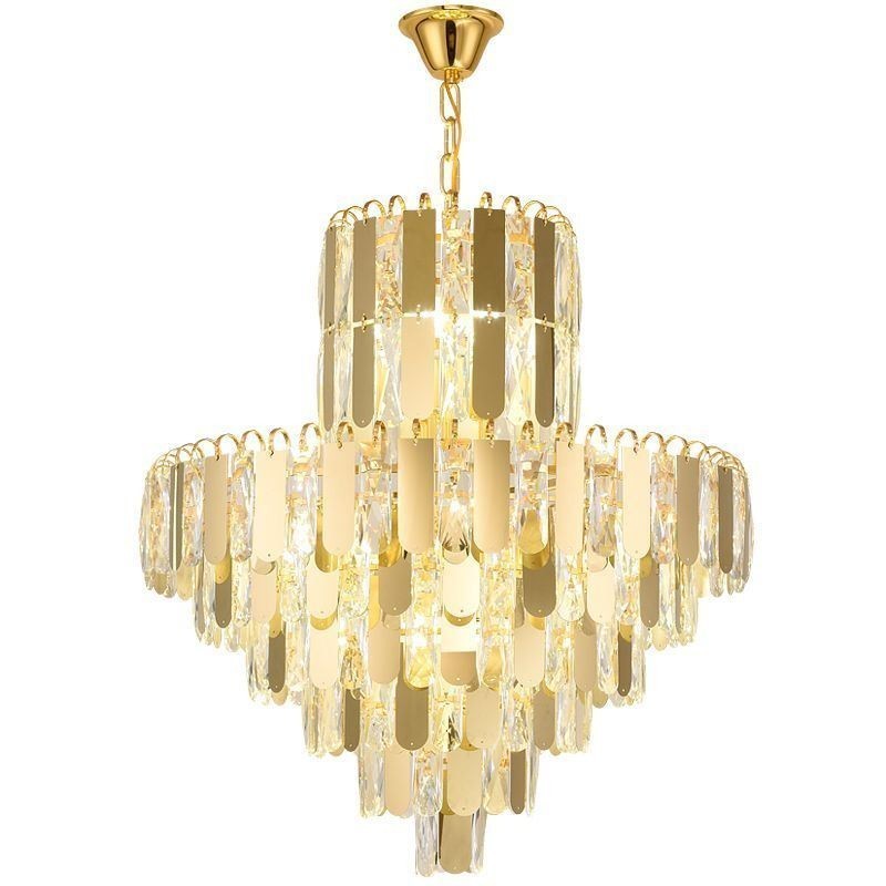 Lampada a sospensione in cristallo moderna, stile europeo, 6/8/12 luci, attacco E12/E14