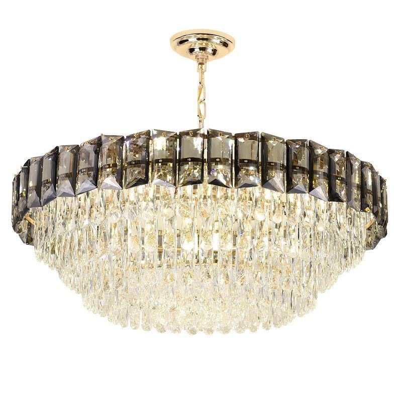 Lampada a sospensione in cristallo contemporanea