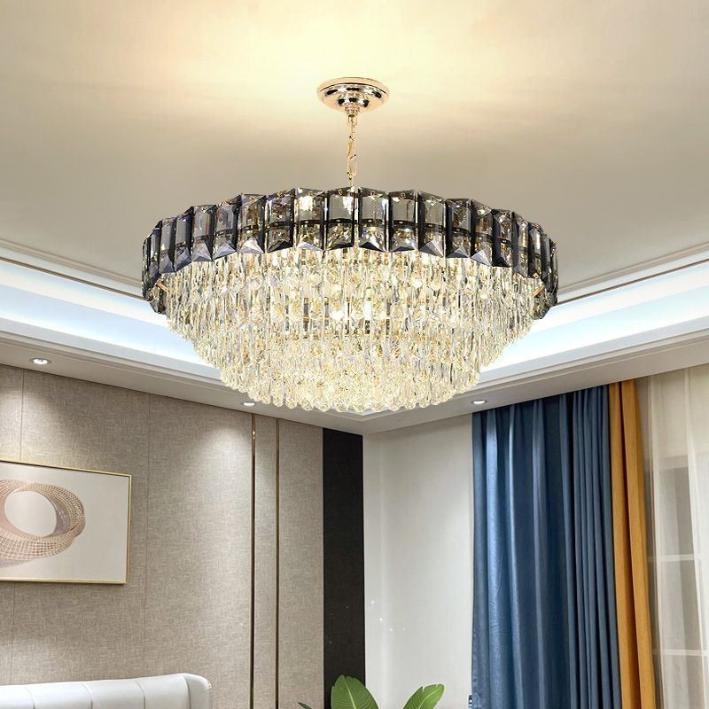 Lampada a sospensione in cristallo contemporanea