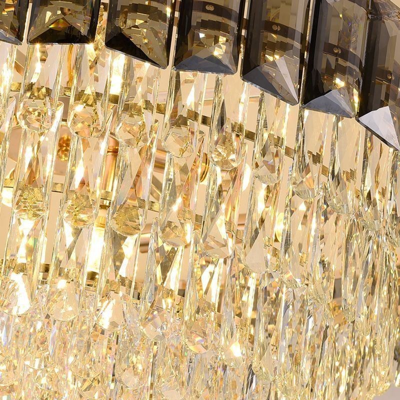 Lampada a sospensione in cristallo contemporanea