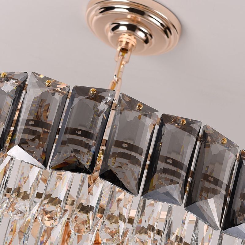 Lampada a sospensione in cristallo contemporanea