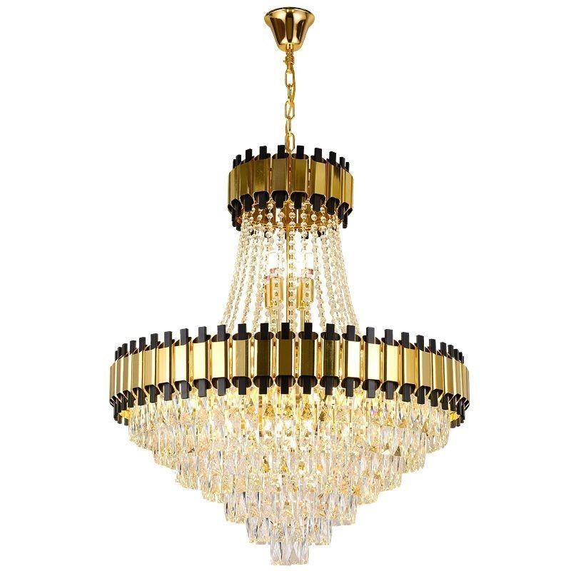 Lampada a sospensione in cristallo moderna da soffitto