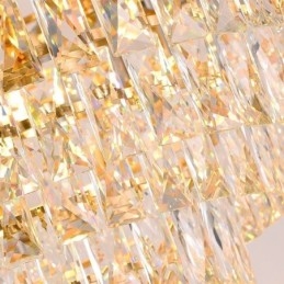 Lampada a sospensione in cristallo moderna da soffitto