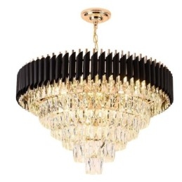 Lampadario a sospensione in cristallo stile europeo 6/9/12 luci E12/E14