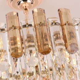 Lampadario a sospensione europeo moderno in cristallo K9