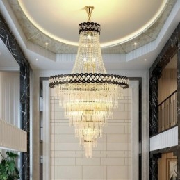 Lampadario a sospensione in cristallo europeo da soffitto
