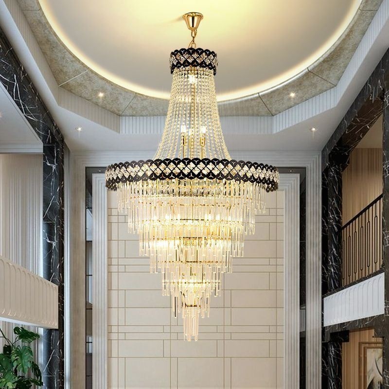Lampadario a sospensione in cristallo europeo da soffitto