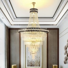 Lampadario a sospensione in cristallo europeo da soffitto