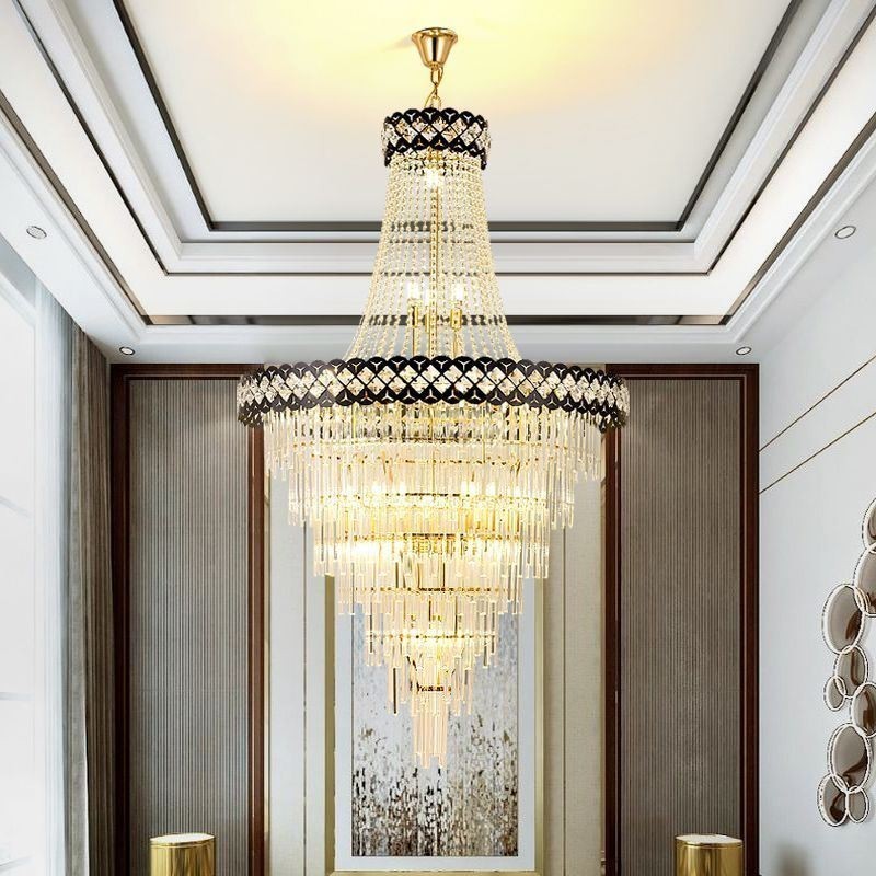Lampadario a sospensione in cristallo europeo da soffitto
