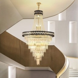 Lampadario a sospensione in cristallo europeo da soffitto