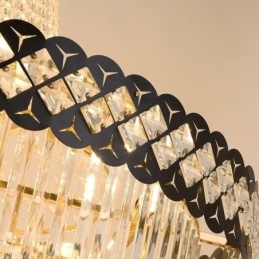 Lampadario a sospensione in cristallo europeo da soffitto