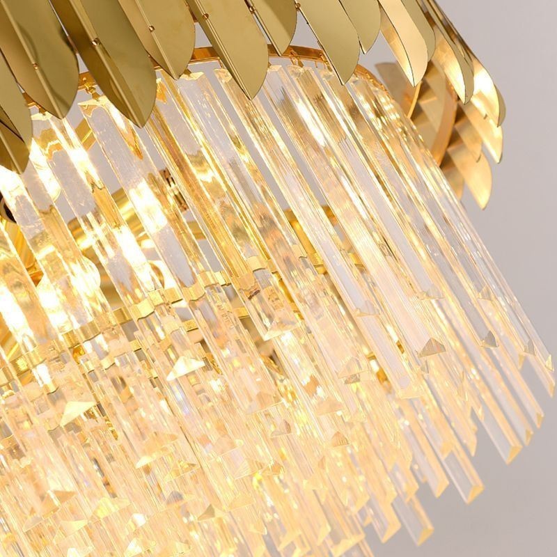 Lampada a sospensione in cristallo K9 stile europeo