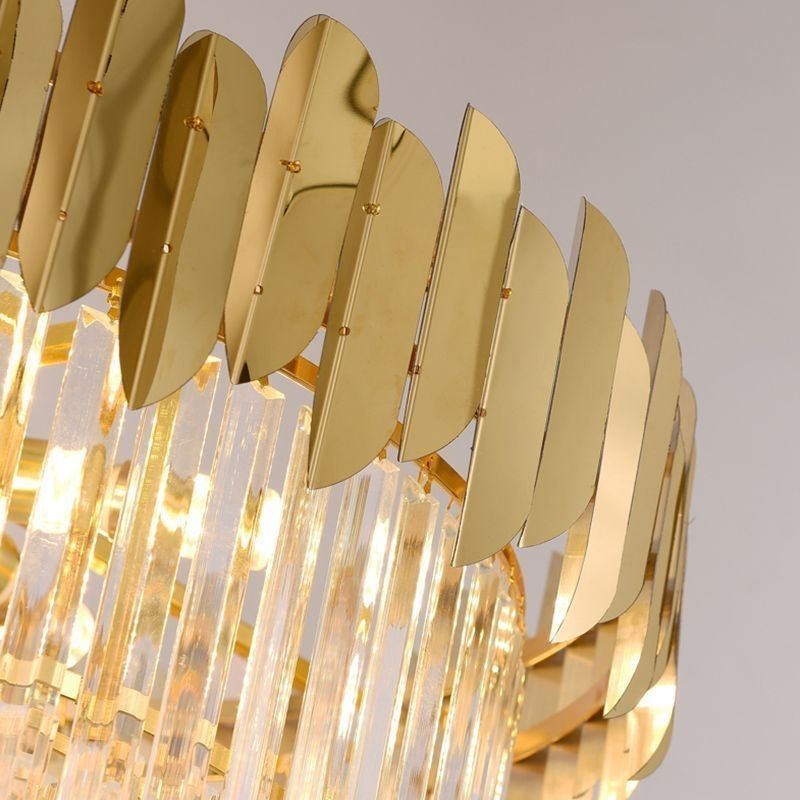 Lampada a sospensione in cristallo K9 stile europeo