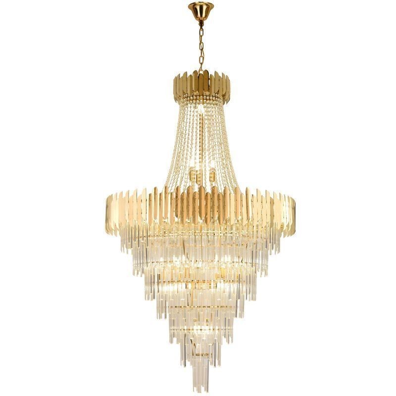 Lampadario a sospensione in cristallo per soffitto stile europeo