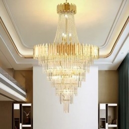 Lampadario a sospensione in cristallo per soffitto stile europeo